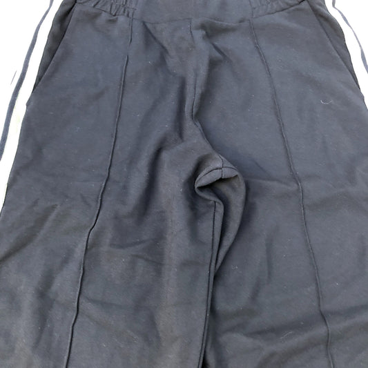 Baukjen Black Track Pants With Black Stripe UK12 Women's Stretchy