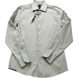 River Island Slim Fit Shirt Size S Men's Light Green Egyptian Cotton Easy Iron