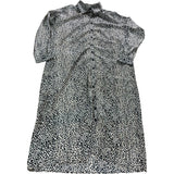 Dancing Leopard Midi Dress Size 14 Women's Leopard Print Button Up Style