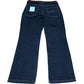 Denim Specialist Flared Jeans UK10 Women's Dark Wash Stretch Cotton