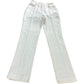 Acler Ivory Slim Fit Ankle Zip Tailored Trousers - Size 8