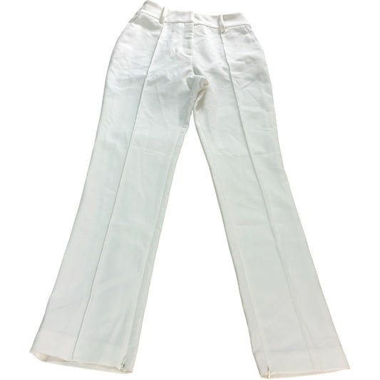 Acler Ivory Slim Fit Ankle Zip Tailored Trousers - Size 8