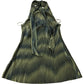 River Island Womens Top Green Plisse Sleeveless Halter Neck