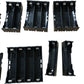 Battery Holder Sets Compatible Battery Organiser Black Storage 8 Pcs 18650