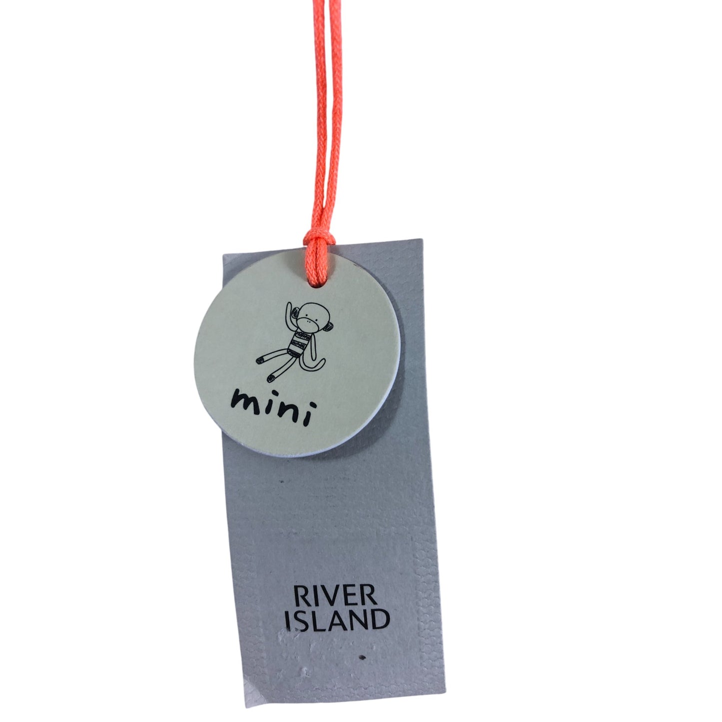 River Island Mini Baby Dress 12-18 Months Pink Ruffle Sleeves Flower Detail