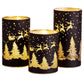Candeldo Christmas Table LED Light Decoration Set of Three