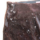 Brown Sequin Trousers UK12 Women's Wide Leg Sparkly