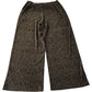 Women's Trousers Bronze Striped Stretchy Fabric Casual Wear 12 Regular