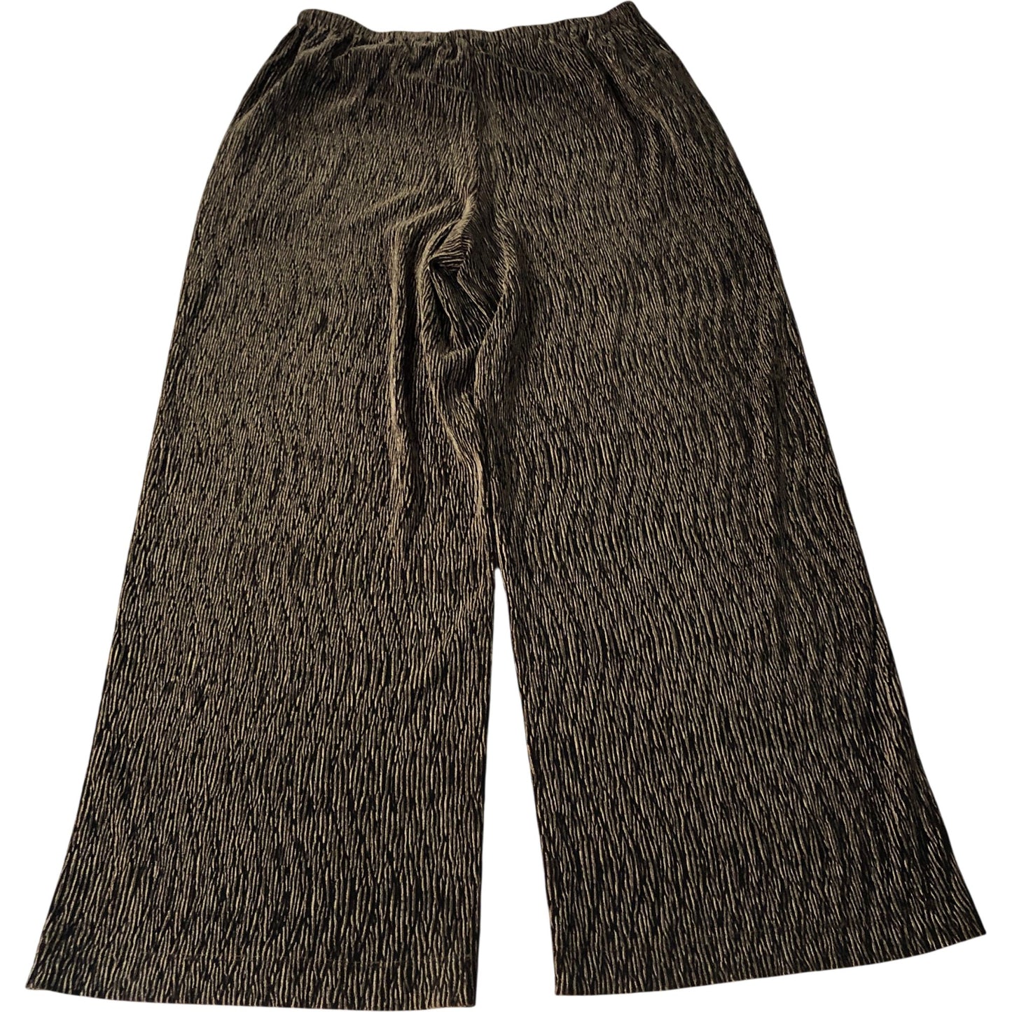 Women's Trousers Bronze Striped Stretchy Fabric Casual Wear 12 Regular