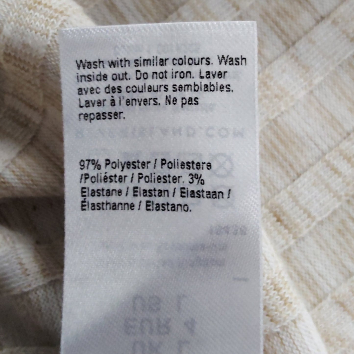 River Island Women's Ribbed Tank Top Size UK L Cream Summer Casual Wear