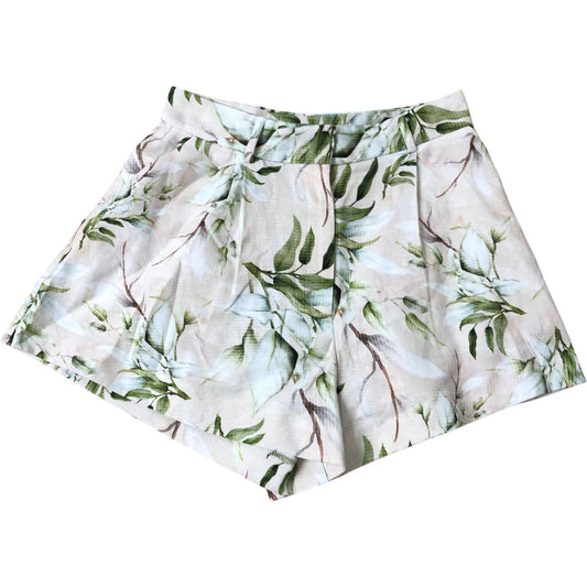 River Island Floral Print Shorts UK6 Women's Standard Fit Lightweight Style