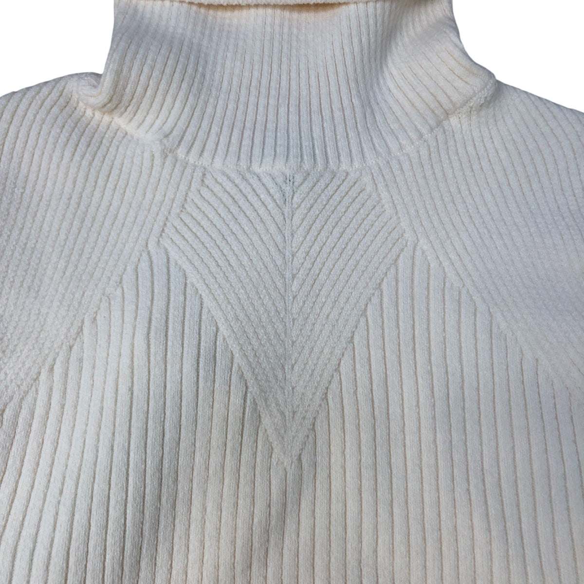 River Island Cream Ribbed Roll Neck Jumper Women's Sweater