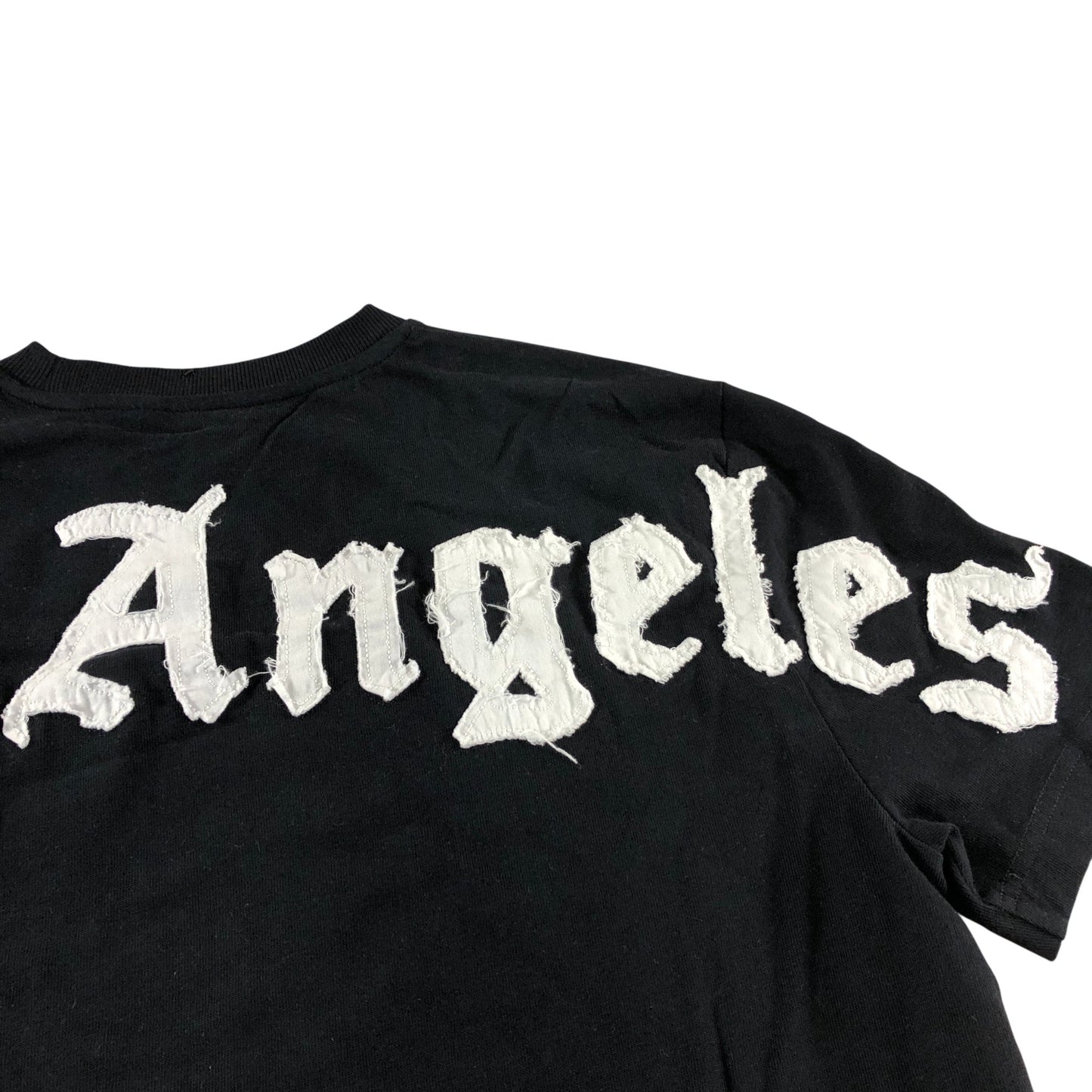 River Island Studios Black Graphic T-Shirt M Men Los Angeles Casual Wear