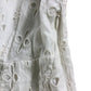 River Island White Peplum Top UK6 Women's Embroidered Long Sleeve Blouse