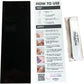 MoYou London Gel Nail Strips 20 Semi-Cured Stickers Bad Blood Glossy Black