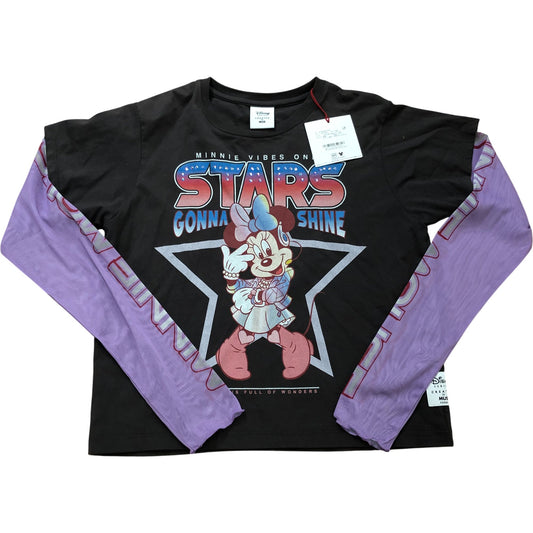 MUS Minnie Mouse Gonna Shine T-Shirt Free One Size Mesh Sleeve