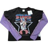 MUS Minnie Mouse Gonna Shine T-Shirt Free One Size Mesh Sleeve