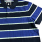 Branded Polo Shirt XXL Mens Blue Navy Striped Casual Cotton Top