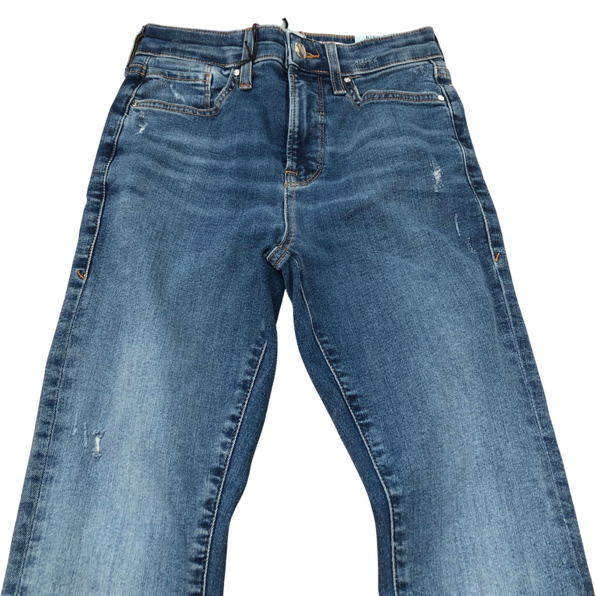 Flare High Rise Jeans Women's Blue Denim Vintage Style