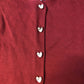 River Island Red Sleeveless Buttoned Vest Top Women's Large