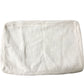 Square Pillowcase Plain Cream Cotton Blend Bedding Home Decor 41cm x 61cm