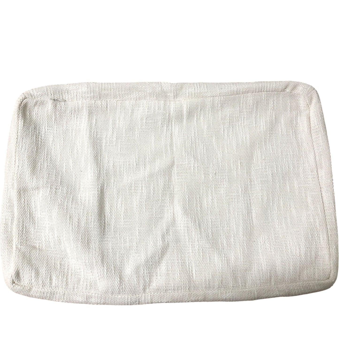 Square Pillowcase Plain Cream Cotton Blend Bedding Home Decor 41cm x 61cm