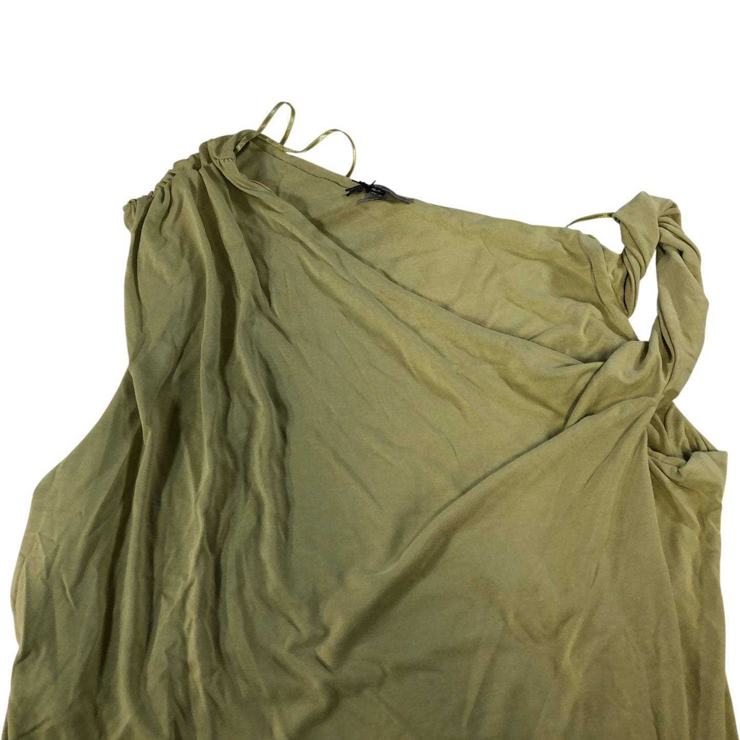 River Island Loose Fit Top Women's Olive Green Lightweight Casual Wear UK20