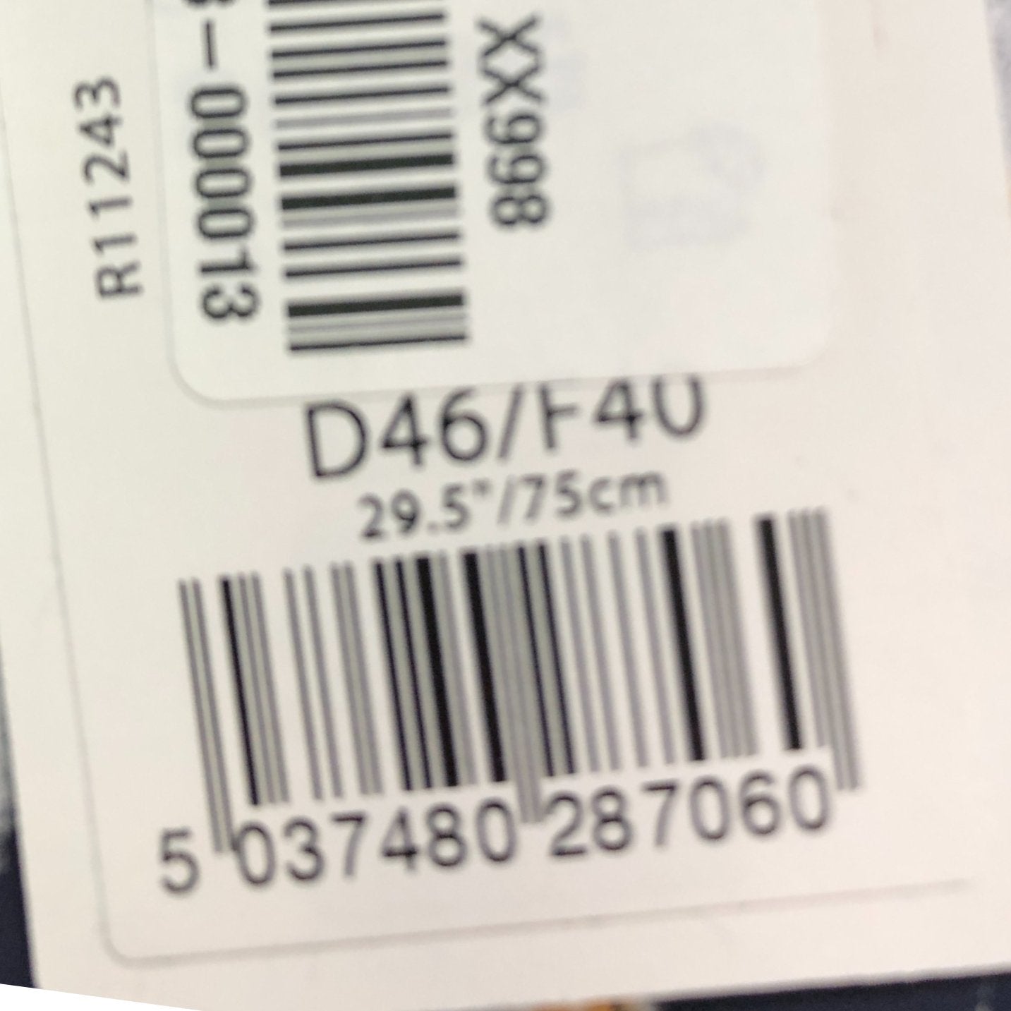 Brook Taverner Corduroy Trousers W29.5" Men's Black Smart Casual Slim Fit