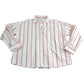 Des Petits Hauts Ulysse Shirt Size Large Women's Cream Red Striped