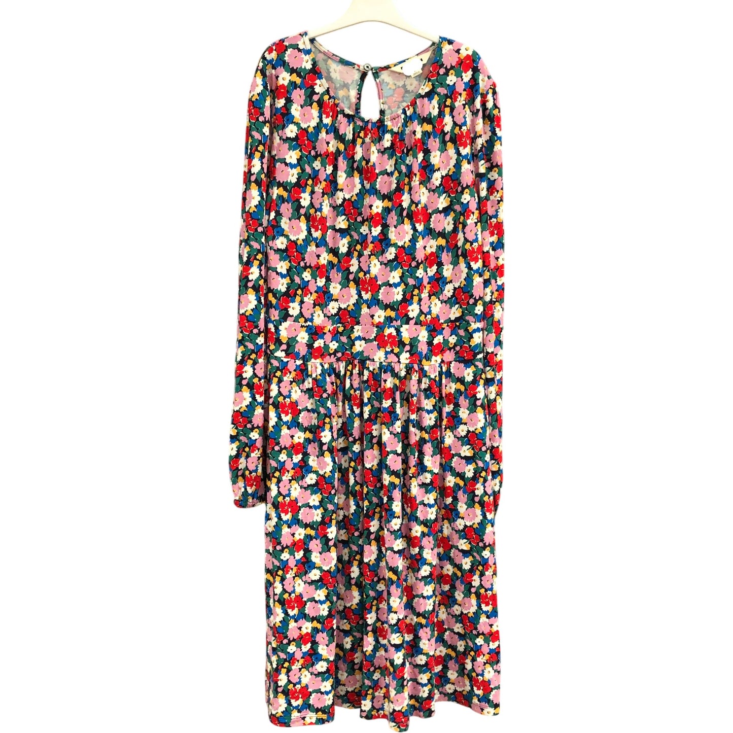 River Island Sleeveless Silver Satin Maxi Dress & Floral Midi Dress Size 8