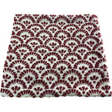 Cushion Cover Red Fan Jacquard 45 x 45cm