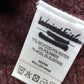 Weird Fish Wool Blend Quarter Zip Mull Wine Sweater Size M