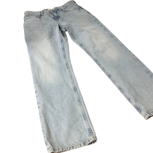 River Island Straight Leg Jeans W30 L32 Men's Light Wash Blue Denim