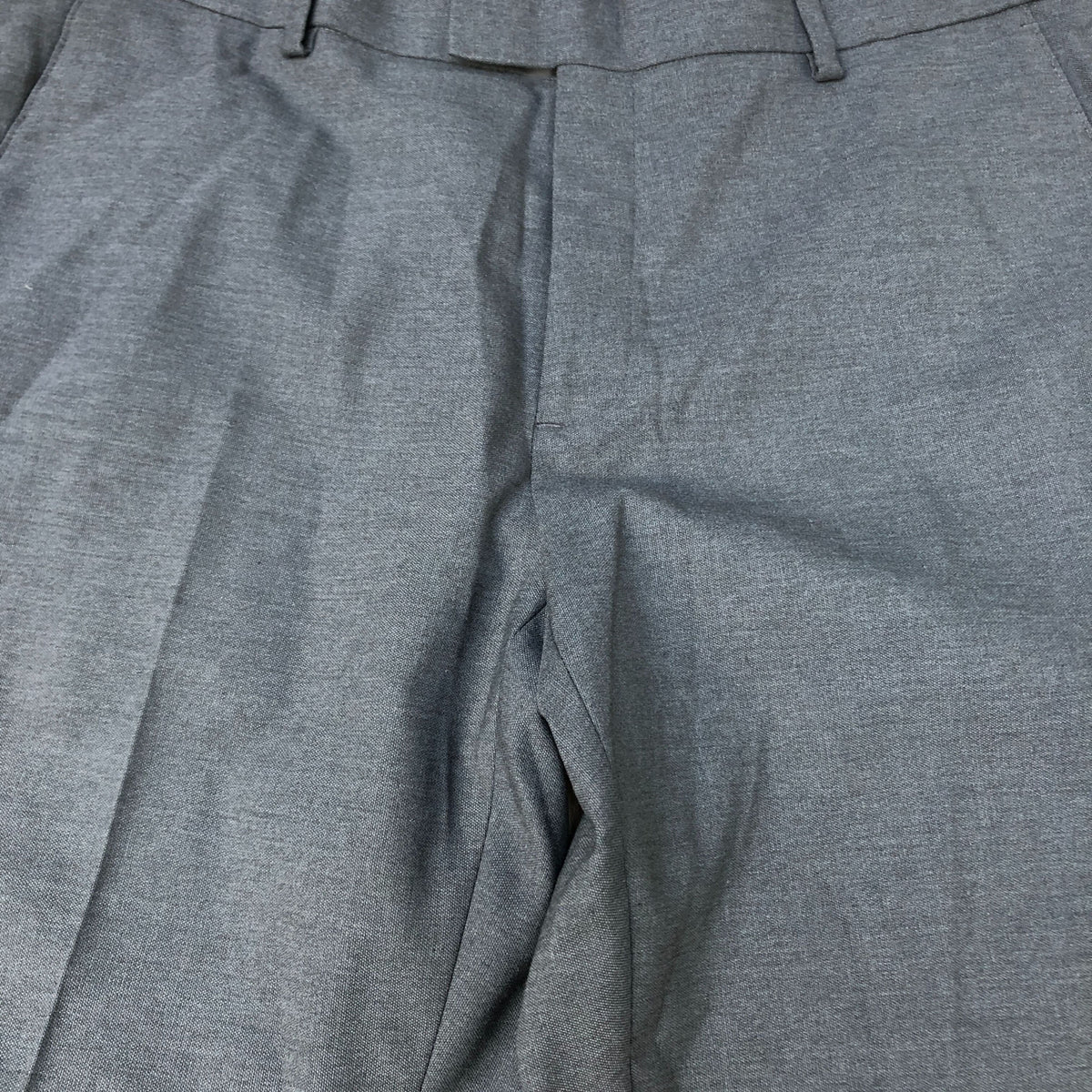 River Island Trousers UK34 Mens Grey Polyester Viscose Smart Casual