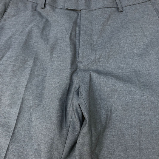 River Island Trousers UK34 Mens Grey Polyester Viscose Smart Casual
