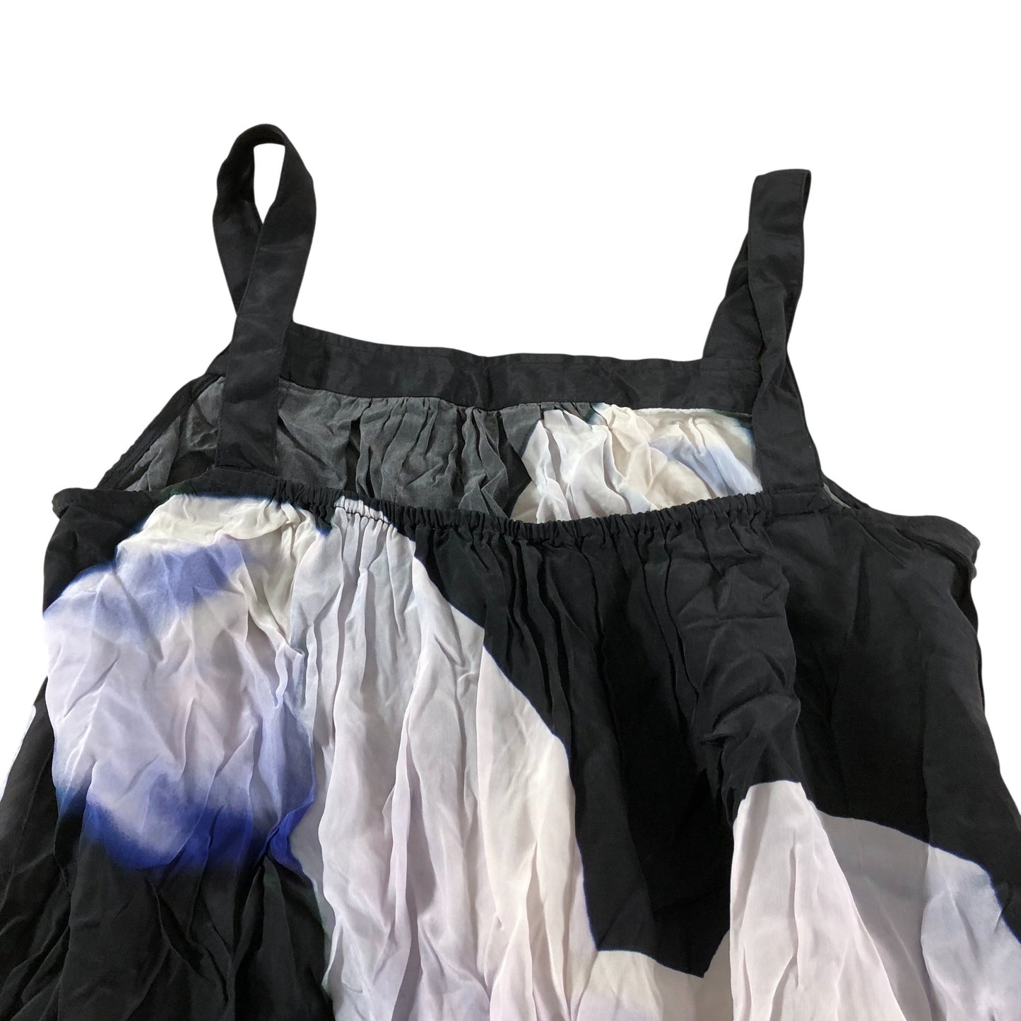 Branded Blue Floral Print Maxi Dress - Size 8