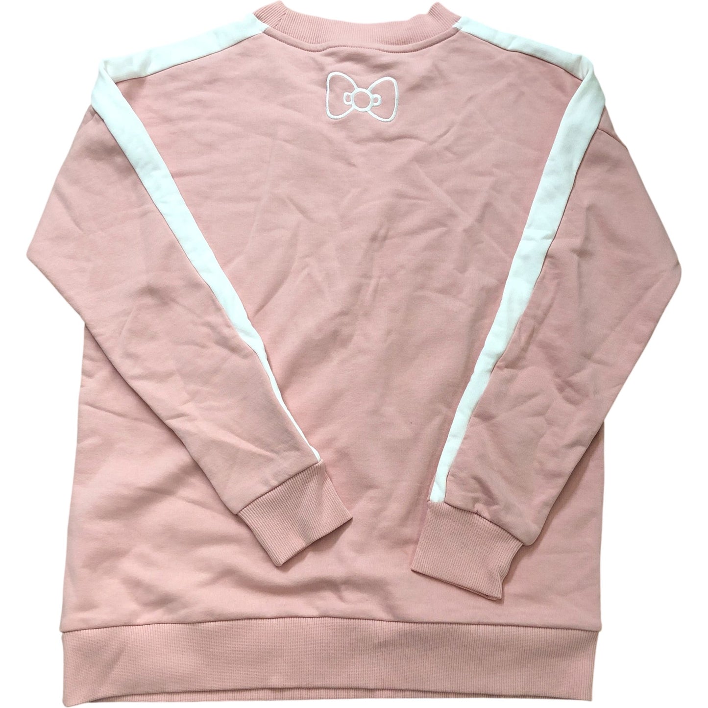 Puma Hello Kitty Sweatshirt Women's Size S Pink Cotton Crew Neck Long Sleeve