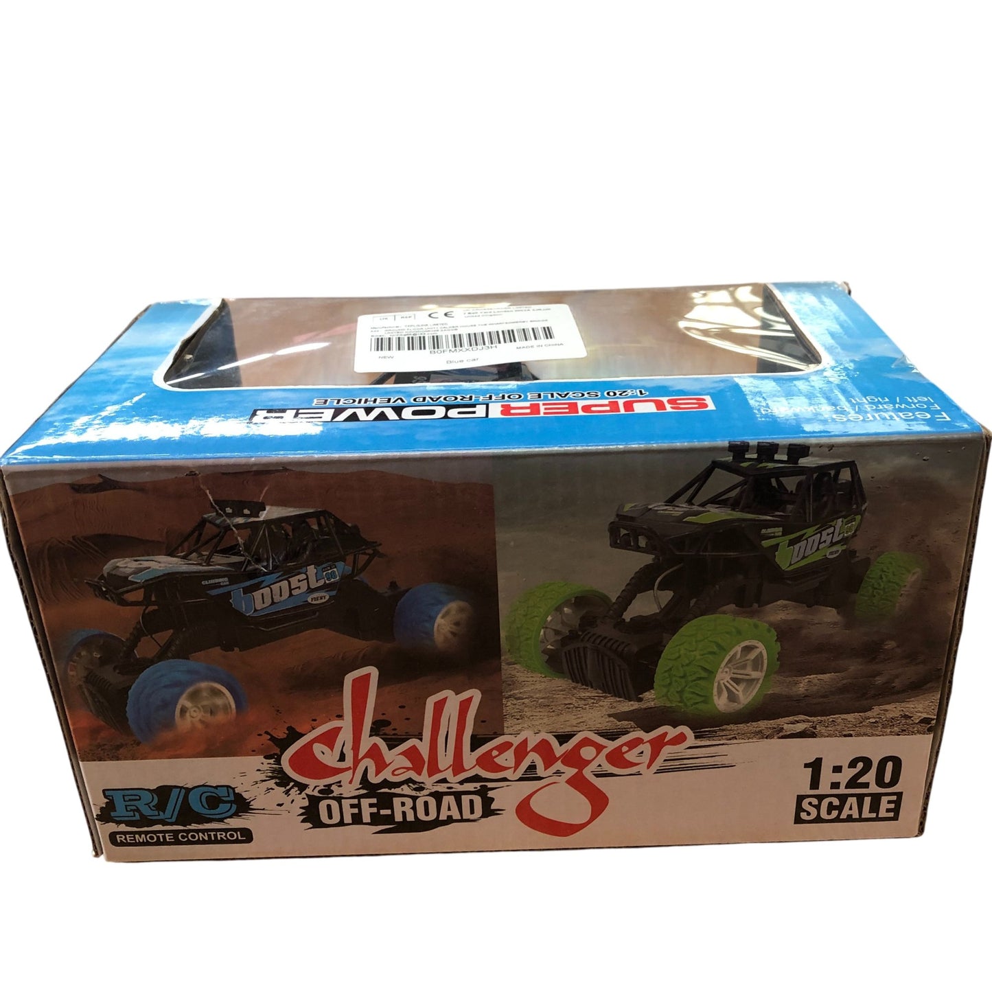 Boost Climbing Car R/C Remote Control 1:16 Off-Road Toy Vehicle Blue