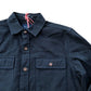 Furze Garment Dye Twill Shirt Dark Navy Size S