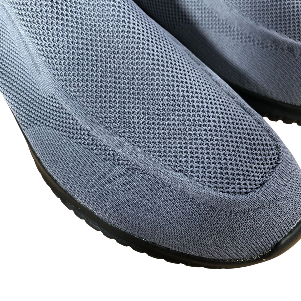Slip On Sneakers Grey Mesh Casual Shoes  UK11.5