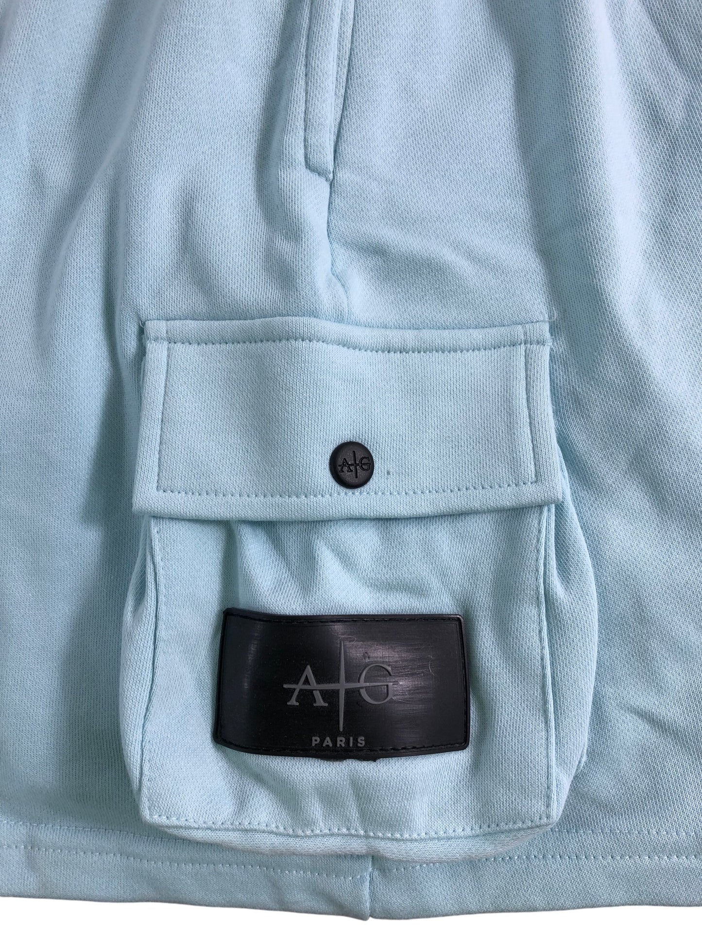 AVANTGARDE Cargo Shorts XXL Men's Light Blue Comfortable Summer Style