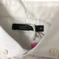 883 Police Foggia Shirt M Men's White Short Sleeve Button Down Cotton