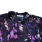 Baukjen Sabrina Printed Blouse Plum Watercolour Floral Size 16