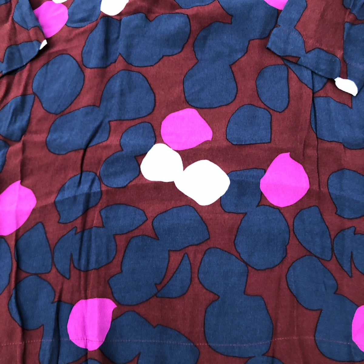 Women's Viscose Dress UK 6 Long Sleeve Multicoloured