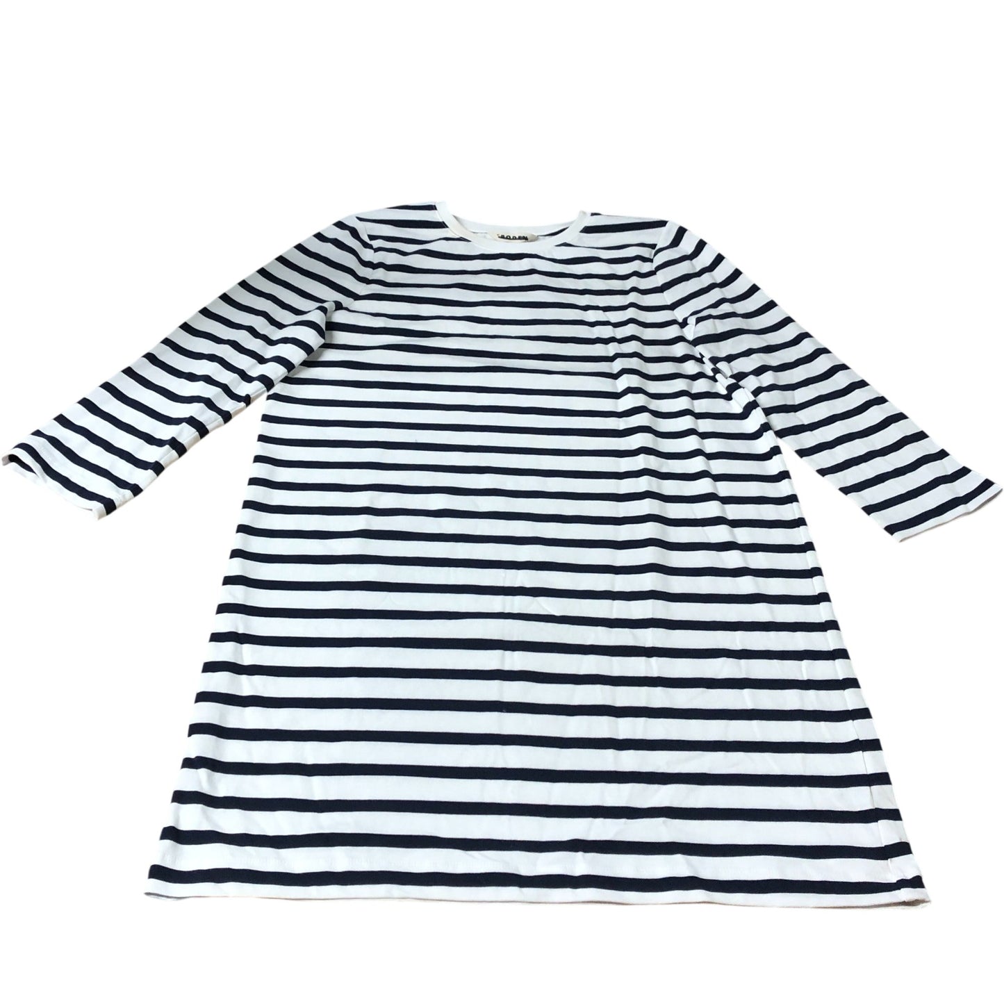 Branded Navy Stripe Dress - Size 14 R