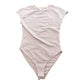 River Island Women's Bodysuit UK6 Light Pink Cap Sleeve Comfort Fit