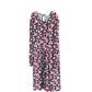 River Island Sleeveless Silver Satin Maxi Dress & Floral Midi Dress Size 8