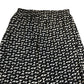 River Island Black And White Geometric Trousers UK8 Women's Lightweight Viscose