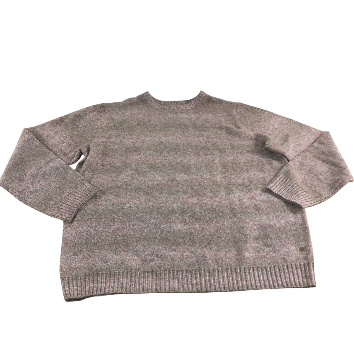 Men's Ombre Crew Neck Sweater XXL Mid Pink