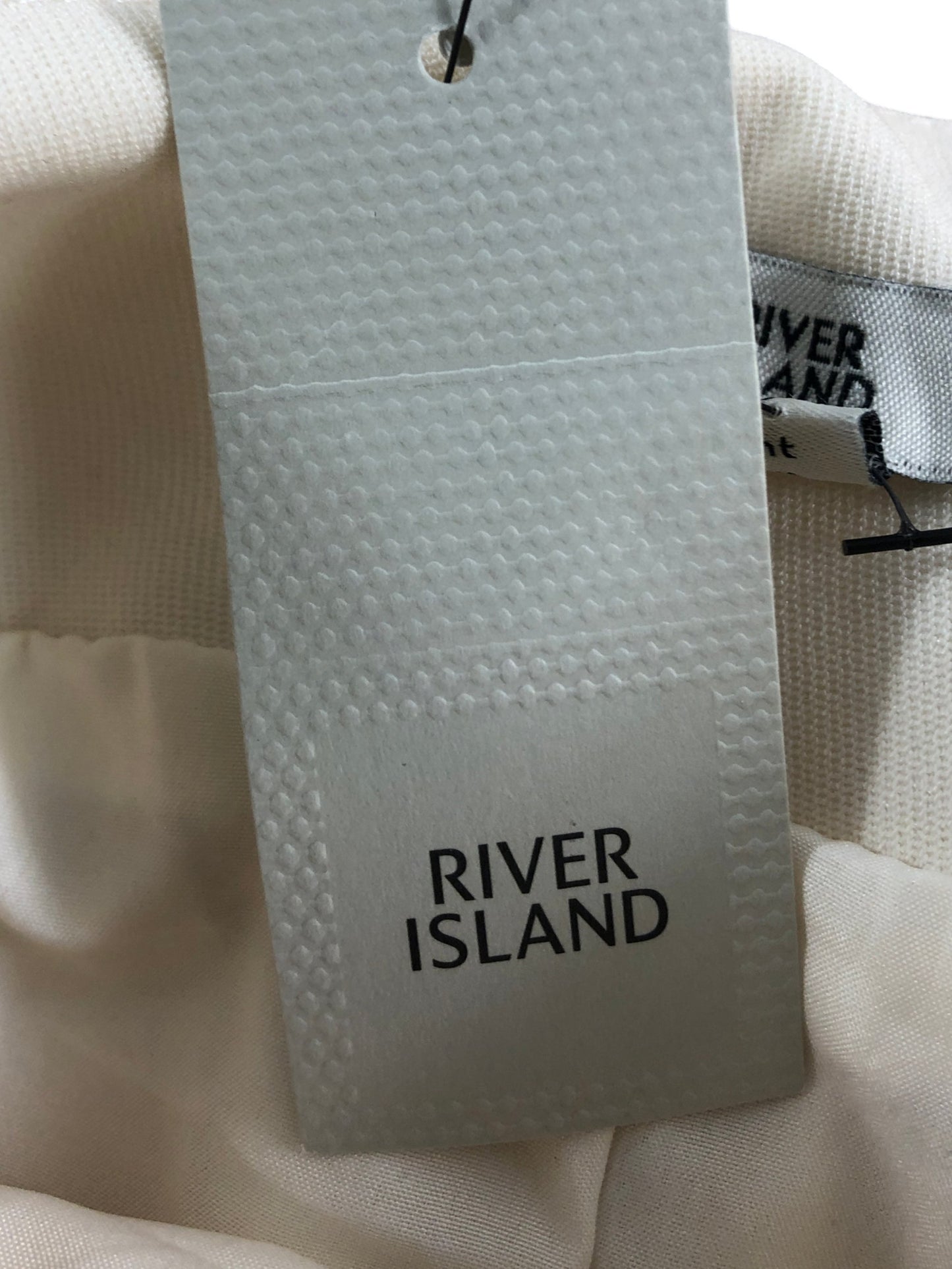 River Island Girls White Skirt 5-6 Years Casual Elasticated Waist Style